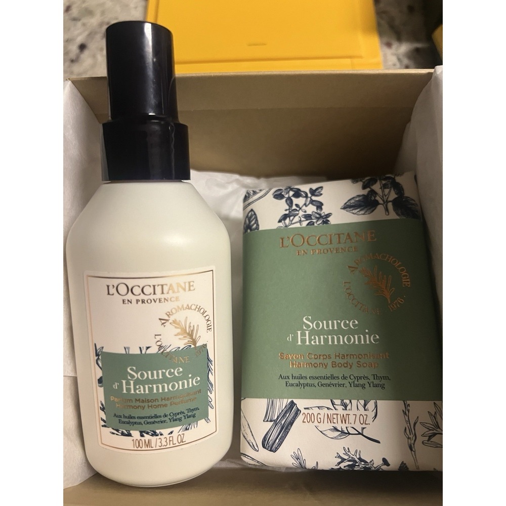 New L'OCCITANE Source D'harmonie Home Perfume Spray 3.4‎ oz Vintage & Body Soap